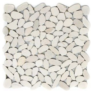 Mozaik, Aita Kavics White Flat 30,5x30,5