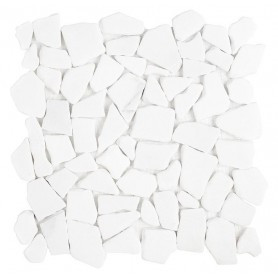 Mozaik, Aita Kavics White Geo 31,5x31,5