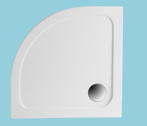 Zuhanytálca, H2O Nero A standard íves 90x90