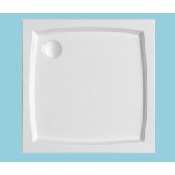 Zuhanytálca, H2O Nero C standard szögletes 90x90