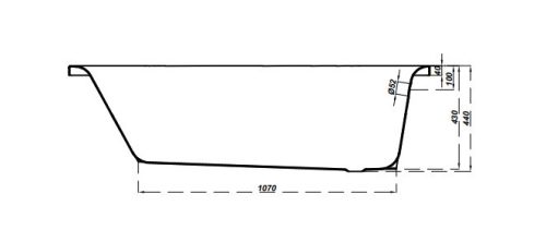 Kád, Cersanit OCTAVIA 150X70