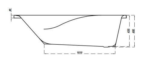 Kád, Cersanit ZEN 160X85