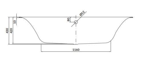 Kád, Cersanit LARGA 190X90