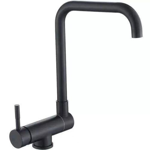 Mosogató csaptelep, Diplon fekete, lehajtható álló ST9917BL