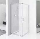 Zuhanykabin, Diplon Gazdaságos Szögletes Zuhanykabin 90x90 cm BR6692CF-90