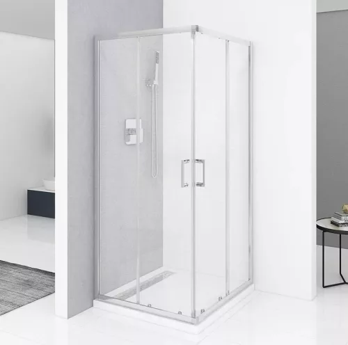 Zuhanykabin, Diplon Gazdaságos Szögletes Zuhanykabin 90x90 cm BR6692CF-90