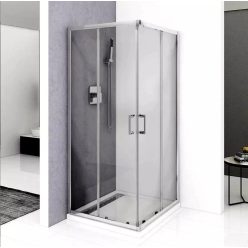   Zuhanykabin, Diplon Gazdaságos Szögletes Zuhanykabin 80x80 cm BR6692CG-80