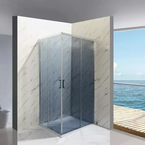 Zuhanykabin, Diplon Gazdaságos Szögletes Zuhanykabin 100x80 cm BR6692CG-80100