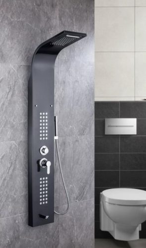 Zuhanypanel, Diplon Fekete, hidromasszázs BW0602