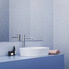 Mosdó csaptelep, Ravak Espirit ES 015.00CR Álló mosdó csaptelep 340 mm, leeresztő nélkül X070194