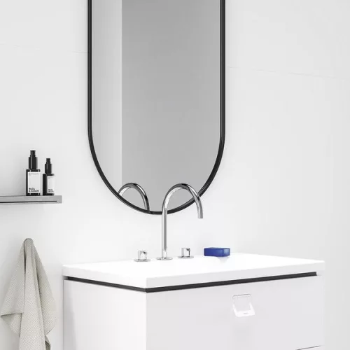 Mosdó csaptelep, Ravak Espirit ES 018.00CR Álló mosdó csaptelep, 3 furatos 270 mm, leeresztő nélk