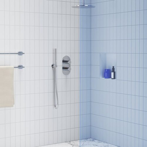 Falba süllyesztett csaptelep, Ravak Espirit ES 063.00CR.O2.RB07C Falba süllyesztett termosztátos