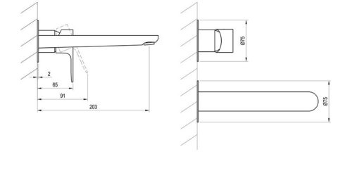Falba süllyesztett csaptelep, Ravak Eleganta EL 019.00CR.O1.RB07B Falba süllyesztett mosdó csapte