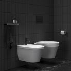 Bidé csaptelep, Ravak Espirit ES 056.20BLM Álló bidé csaptelep 180 mm, leeresztő nélkül X070281