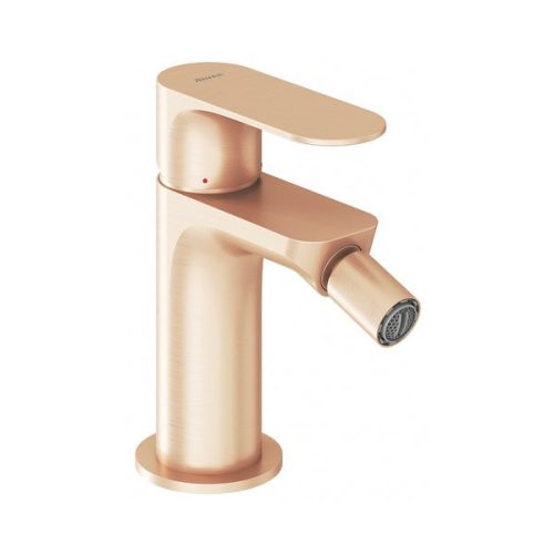 Bidé csaptelep, Ravak Eleganta EL 056.60RGB Álló bidé csaptelep 123 mm, leeresztő nélkül, Rose Go