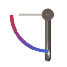 Mosdó csaptelep, Ravak Espirit ES 015.21GB Álló mosdó csaptelep BeCool 340 mm, leeresztő nélkül X