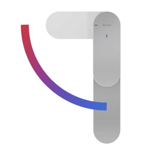 Mosdó csaptelep, Ravak Eleganta EL 012.61RGB Álló mosdó csaptelep BeCool 174 mm, leeresztő nélkül