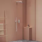 Zuhany gégecső, Ravak 913.12WV Zuhany gégecső 150 cm, műanyag, White Velvet X07P683