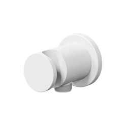   Fali zuhanycsatlakozó, Ravak 706.10WV Fali kiállás integrált zuhanyrózsa tartóval, White Velvet X