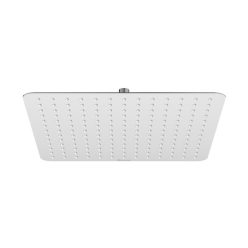  Kézizuhany, Ravak 982.02 Esőztető zuhanyfej Slim négyzetalakú 400 mm, króm X07P666