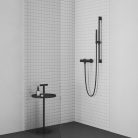 Falirúd, Ravak 974.20BLM Állítható zuhanytartó rúd 70 cm, Black Matt X07P679