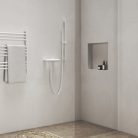 Falirúd, Ravak 974.10WV Állítható zuhanytartó rúd 70 cm, White Velvet X07P691