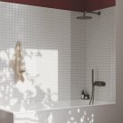 Kézizuhany, Ravak 980.20GB Esőztető zuhanyfej köralakú, 250 mm, Graphite Brushed X07P699