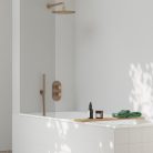 Kézizuhany, Ravak 980.60RGB Esőztető zuhanyfej köralakú, 250 mm, Rose Gold Brushed X07P711