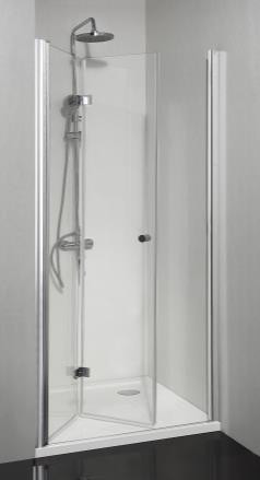 Zuhanyajtó, Sanotechnik EN1380 SIMPLYFLEX zuhanyfülke csuklóajtó 80 cm, króm