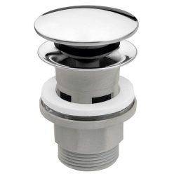   Lefolyó, Ferro Click-clack lefolyószelep G5/4 túlfolyós S287PP-B Króm