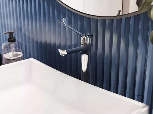 Mosdó csaptelep, Ferro Magasított álló orvosi karos mosdó csaptelep BAGM2L