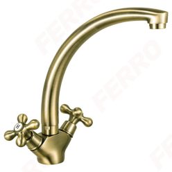 Mosogató csaptelep, Ferro Mosogató csaptelep, bronz BAI4BR