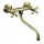 Mosogató csaptelep, Ferro Fali mosogató/mosdó csaptelep BAI5BR 150 mm, bronz