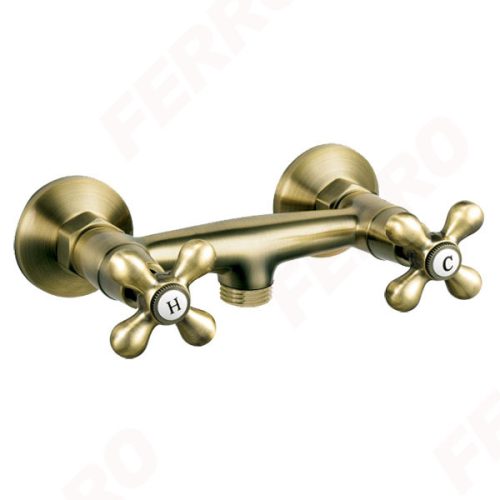 Zuhany csaptelep, Ferro Zuhany csaptelep, 150 mm, bronz BAI7BR