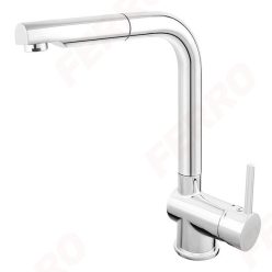   Mosogató csaptelep, Ferro Toledo BTD4PO konyhai csaptelep kihúzható zuhanyfejjel