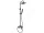Zuhanyszett, Ferro VITTO VERDELINE NP81-BVI7UVL-BL zuhanyrendszer BVI7UVL csapteleppel, fekete