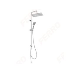   Zuhanyszett, Ferro WIZARD SQUARE PRO zuhanyszett fejzuhannyal, króm NP48