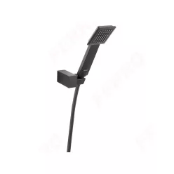   Zuhanyszett, Ferro SINUS U170BL-B fali tartós kézi zuhanyszett, 1 funkciós, black