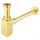 Mosdó szifon, Ferro QUADRO S280G szögletes búraszifon G5/4”x32 mm, gold