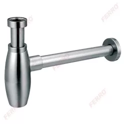 Mosdó szifon, Ferro Ovális búraszifon G5/4”x32 mm S286