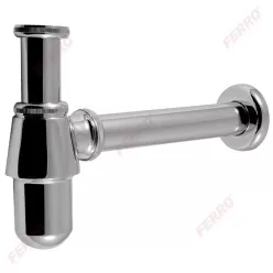   Mosdó szifon, Ferro Fém univerzális mosdó búraszifon G5/4"x32 mm S30