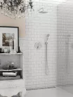Padlóösszefolyó, Ferro ORA rozsdamentes acél zuhanyfolyóka OL1-80 polírozott ráccsal 80 cm