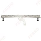 Padlóösszefolyó, Ferro Rozsdamentes acél zuhanyfolyóka OL70 polírozott ráccsal 70 cm