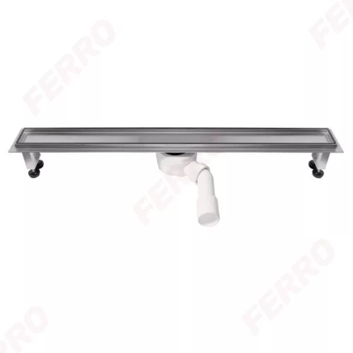 Padlóösszefolyó, Ferro Rozsdam. burkolható zuhanyfolyóka OLP1-70 polírozott ráccsal 70 cm