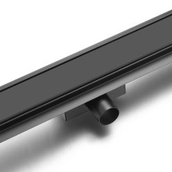   Padlóösszefolyó, AREZZO design 2in1 800 mm-es rozsdamentes acél folyóka fekete