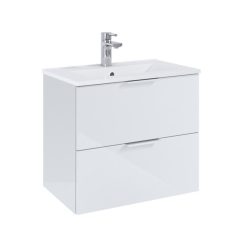   Alsó szekrény, AREZZO design ETNA SZETT 60 fényes fehér (2 doboz)