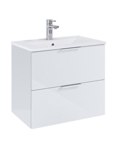 Alsó szekrény, AREZZO design ETNA SZETT 60 fényes fehér (2 doboz)