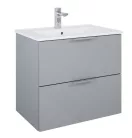 Alsó szekrény, AREZZO design ETNA SZETT 60 fényes világosszürke (2 doboz)