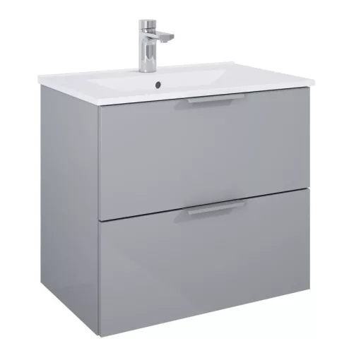 Alsó szekrény, AREZZO design ETNA SZETT 60 fényes világosszürke (2 doboz)