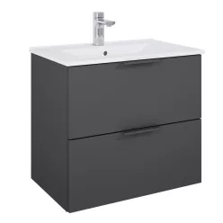   Alsó szekrény, AREZZO design ETNA SZETT 60 matt antracit (2 doboz)